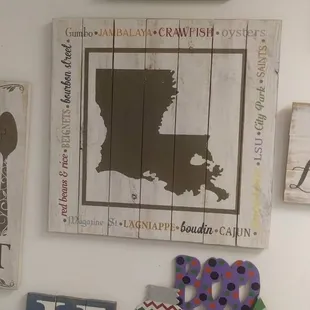 Cute Louisiana stencil you can choose!