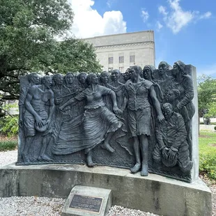 Congo Square Sculpture of Dancers and Singers
