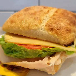 a sandwich on a plate