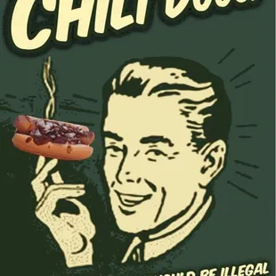 a man holding a hot dog