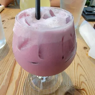 Blueberry french soda