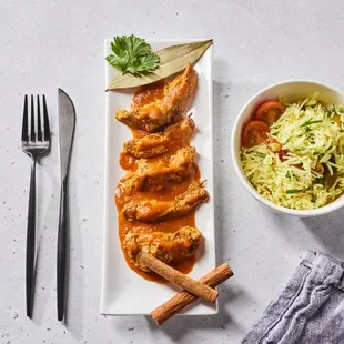 food, chicken wings and fried chicken