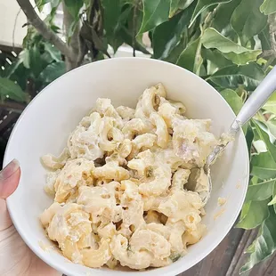 Bacon Mac &amp; cheese from home room!