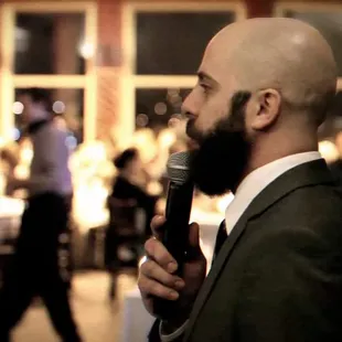 Martin Bush emcees