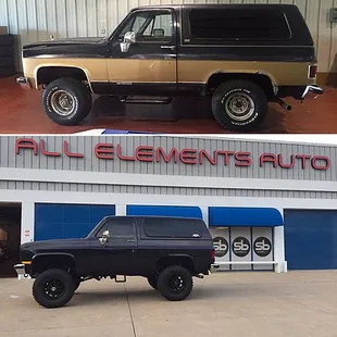 1989 Chevy K5 Blazer Before/After