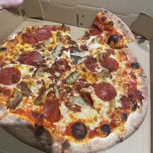 Bop pepperoni sausage bacon