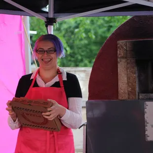 Anna making the magic happen!