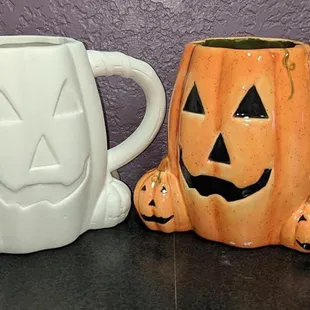 Before and After!... What Masterpiece will YOU Create on Your Blank Bisque Pottery?