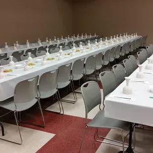 First Communion Blessing Cups at a Local Catholic Parish Waiting for the Kids to Arrive for a Very Special &amp; Meaningful Painting Date!