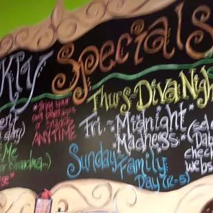 Specials. Also, there used to be studio fee, that is removed! Yay! :)