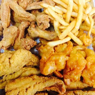 fried fish and fries
