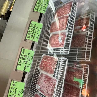 thinly sliced meat, really good quality