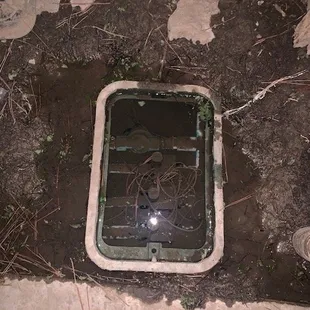 Sprinkler control valve post repair