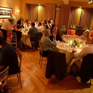 The beautiful dining room