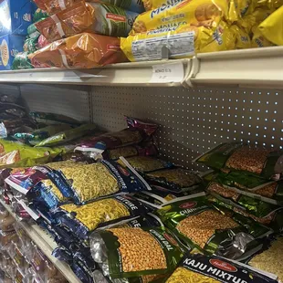 a variety of food items