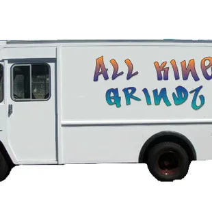 a white food truck