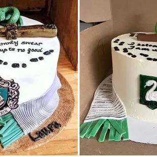 The first photo is what I had requested, the second photo is what I received.