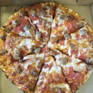 pizza, food