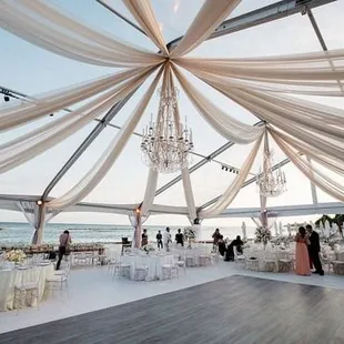 All Occasion rentals tent Draping