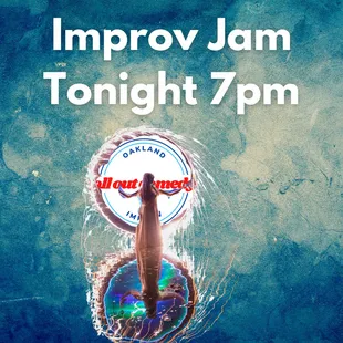The Free Improv Jam Returns Tonight At 7pm! Come Play Or Just Support.
https://www.alloutcomedytheater.com/the-free-improv-jam