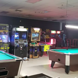 All Out Zone in the Santa Fe Place Mall location traditional arcade area