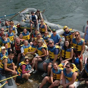 One big &apos;ol family reunion!  Rafting is a great option for all ages ;-)