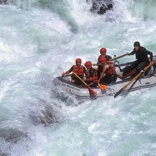 Navigating Class V rated Cherry Creek.