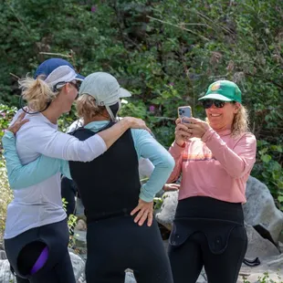 Making memories on a river rafting trip