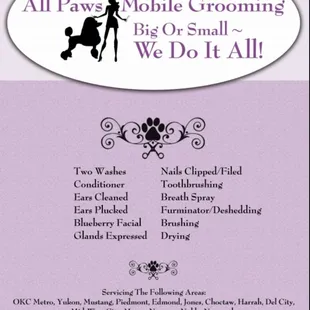 All Paws Mobile Grooming