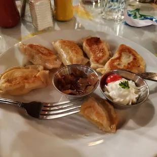 Potato and Cheddar Pierogis