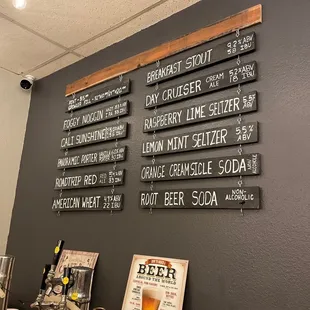 Brew Menu