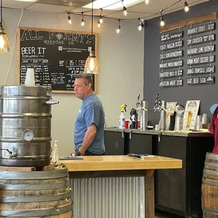 Owner/brewer and my favorite brother.