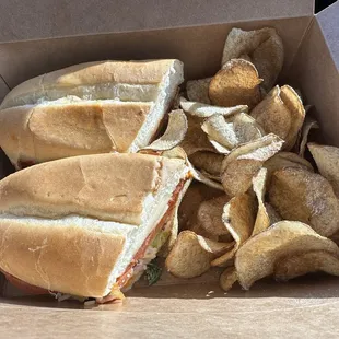 Italian Grinder with Truffle Parm Chips