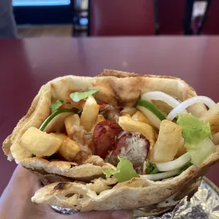 Afghan burger