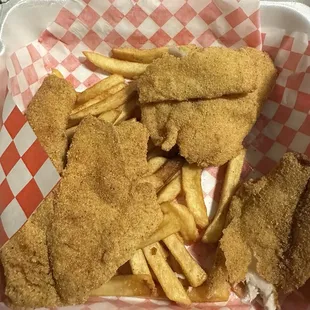 Fried Tilapia &amp; Fries