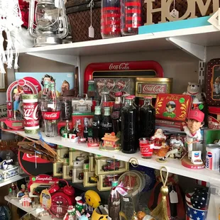 Coca-Cola and LOTS MORE!!!!! This is such a cute little shop with fantastic displays!!!