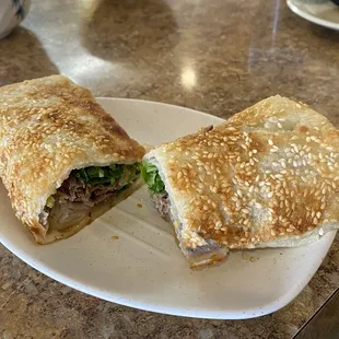 Baked Sandwich with beef