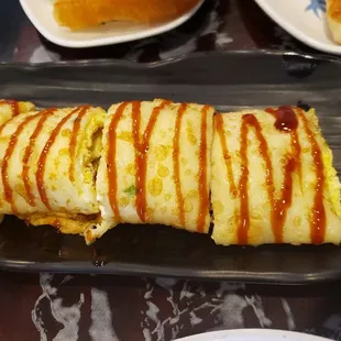 Egg Pancake (egg omelet log)