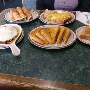 Way too much for two people but so good.