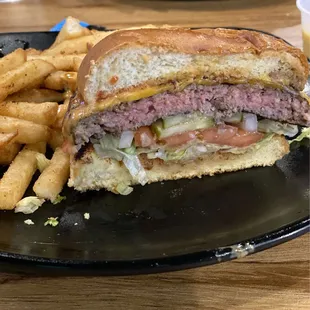 Classic Cheeseburger with Fries