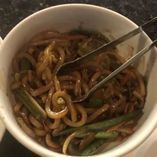 Yaki Udon with Vegetable Stir-Fry