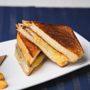 Grilled Cheese - Vermont Cheddar, Feta Mayonnaise, Brioche Toast. Available on our Mix &amp; Match Lunch Special Menu