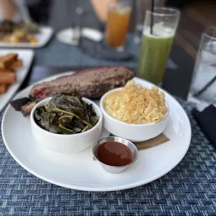 Mac &amp; Cheese Collard Greens (GF) Short Ribs