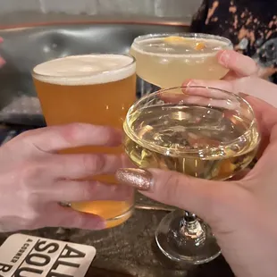 Poema brut cava, Solace IPA, French 75