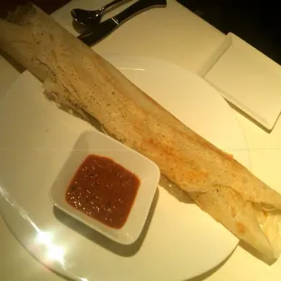 Tamarind Eggplant Dosa