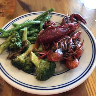 Crawfish were alright