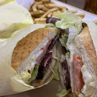 Hot Pastrami Sandwich