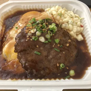 Loco Moco Rice Plate