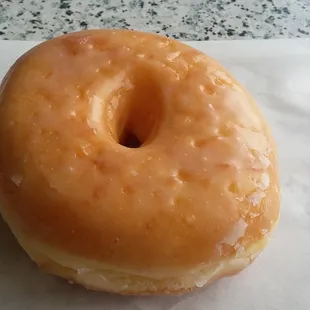 Glazed donut was good and not overly sweet.