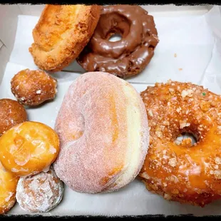 I brought some FriYay donuts for the office. I took this photo a little late. Several donuts have already been claimed. Lol.